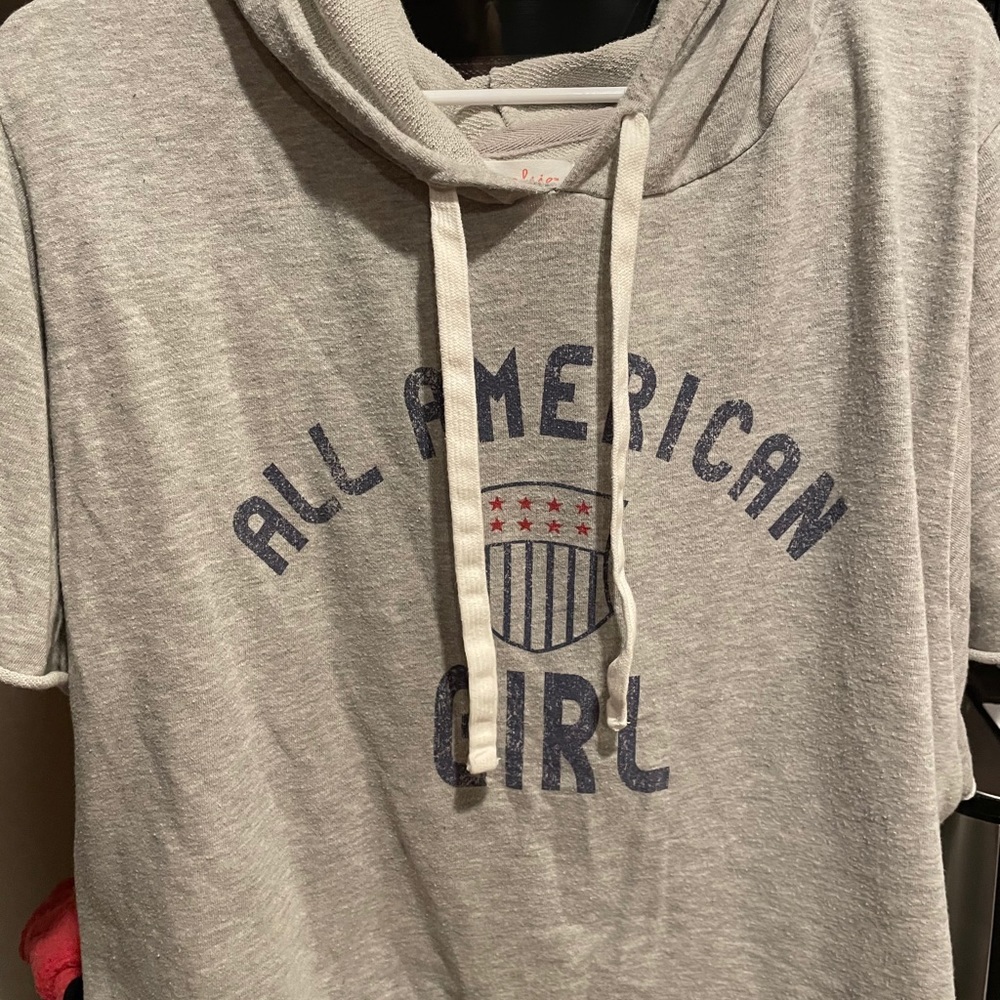 T-shirt with hood